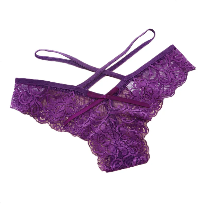Women Transparent Lace Floral Seamless Underwear Female Panties Thongs Lingerie Girls Sexy | Женская одежда