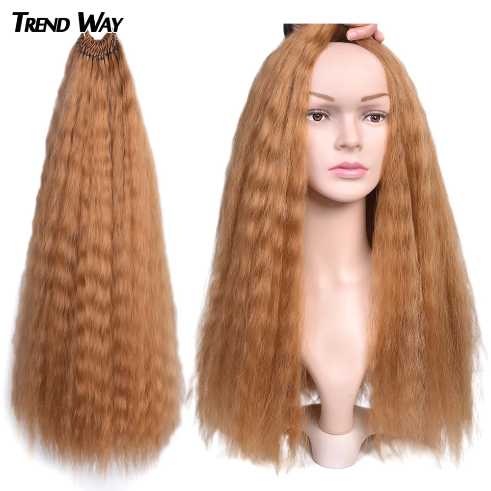 22 дюйма 3X влажные волнистые объемные вязаные синтетические косички волосы на