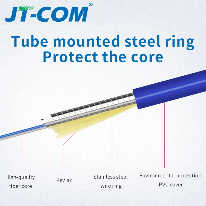 Бронированный 3 м LC SC FC ST Волоконно оптический патч корд кабель 2 0 мм FTTH