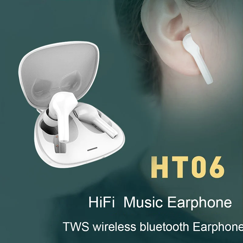 Lenovo HT06 TWS 5 Bertone чип Bluetooth наушники Аудио декодирование CVC двойной микрофон
