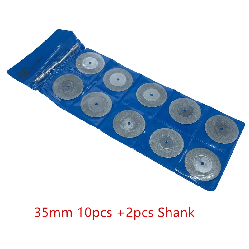 

Jrealmer алмазные режущие диски 16-60 мм, 10 шт./пакет для вращающегося инструмента, каменное лезвие Dremel