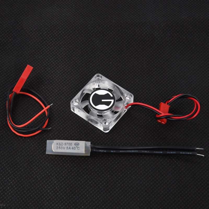 Модель RC ESC теплоотвод охлаждающий вентилятор с датчиком температуры для 1/10 Crawler