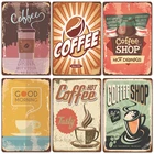 5D алмазная живопись, популярный кофе, винтажный постер, свежие вкусные ретро пластины, Настенный декор для кофейни, украшение для дома или комнаты