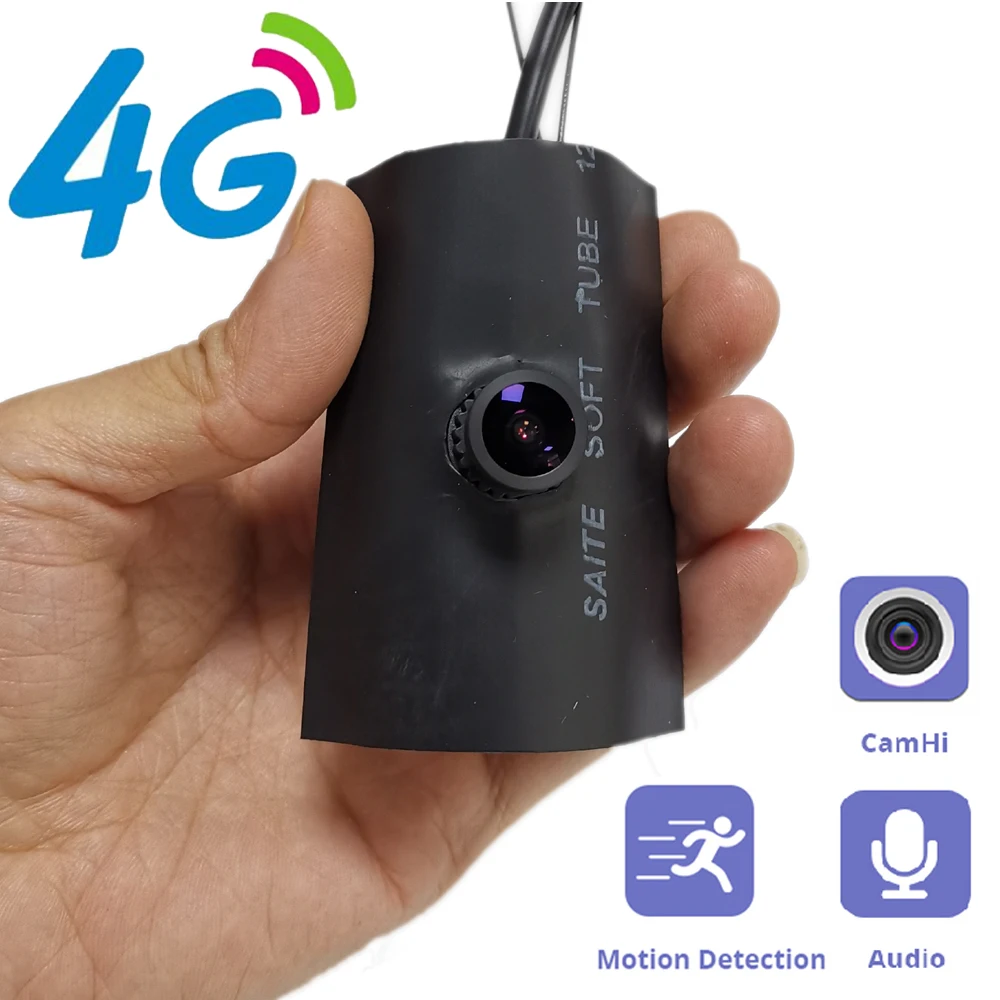 2MP 5MP 1920P Wide Angle Audio Mini 3G 4G Security Ip Camera with SIM SD Card Slot SPIED Module DIY 4g Kamera P2P Onvif