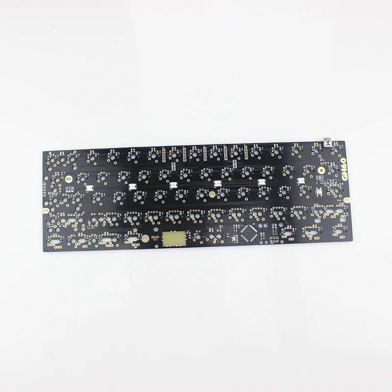Xd60 Xd64 V2.0 PCB пользовательская механическая клавиатура комплект Underglow RGB GH60 60% программируемый Mx Alps Stem Spacebar Mini USB