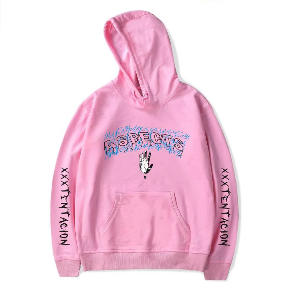 XXXTentacion Hoodies Hip Hop Fashion Letter Print Streetwear Popular Men Women Loose Sweatshirt Revenge Couple | Женская одежда