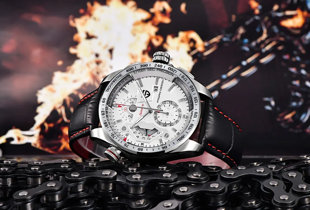 PAGANI Дизайн Топ люксовый бренд спортивный хронограф мужские часы Reloj Hombre водонепроницаемые кварцевые часы Relogios Masculino