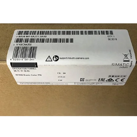 Совершенно новый оригинальный 6AV6647-0AJ11-3AX0 HMI KP400 обтекаемая панель сенсорная