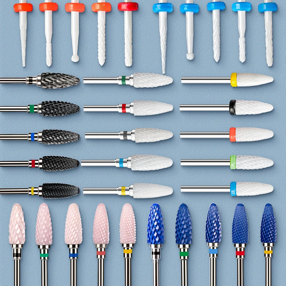 Электрическая машинка для обработки ногтей сверла керамические насадки из