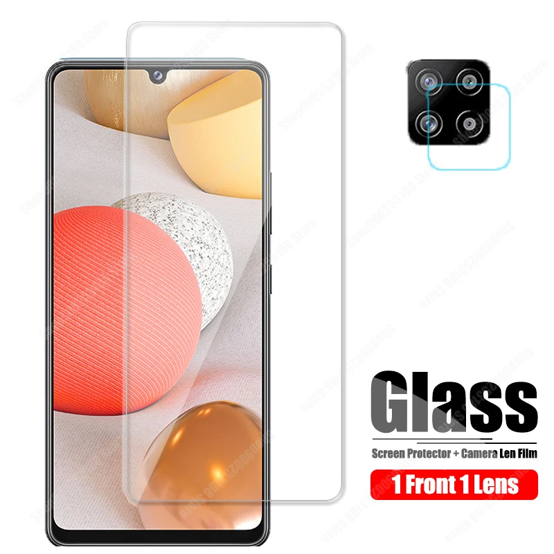 

For Samsung Galaxy A52 5G Protective Glass On For Samsung A42 2020 Glass Camera Safety Screen Protector Tempered Film A 42 52