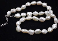 baroque 9 10mm cultured freshwater pearl necklace