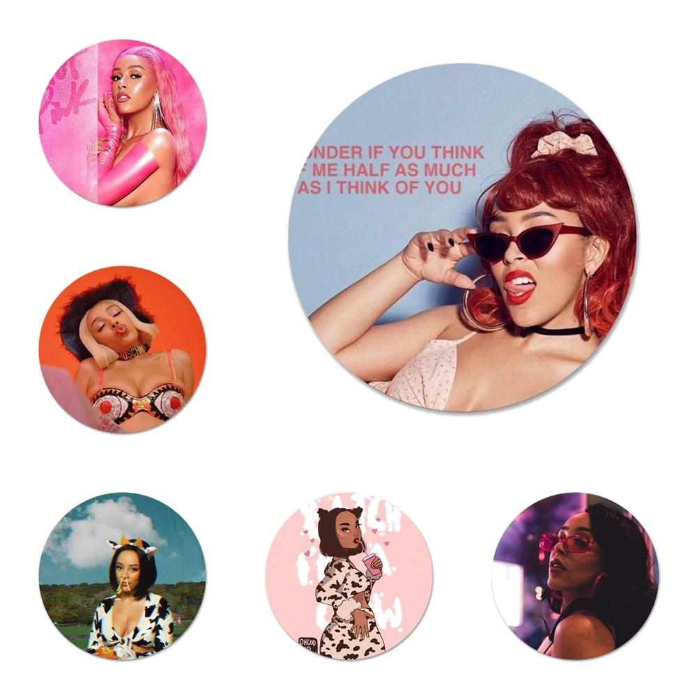 Doja Cat Значки значки значок Металлические для фотографий | Дом и сад
