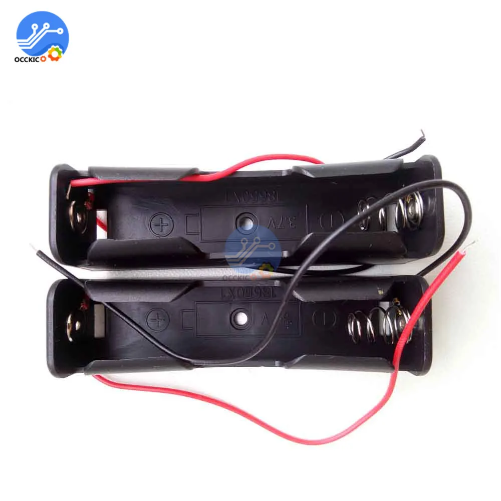 Пластиковый Чехол для аккумулятора 10 шт. держатель с проводами 2X1 AA 3 0 V 2AA|plastic