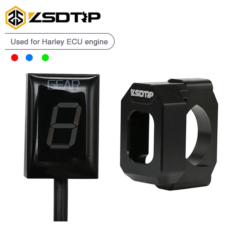 Цифровой индикатор переключения передач ZSDTRP для мотоцикла с прямым креплением