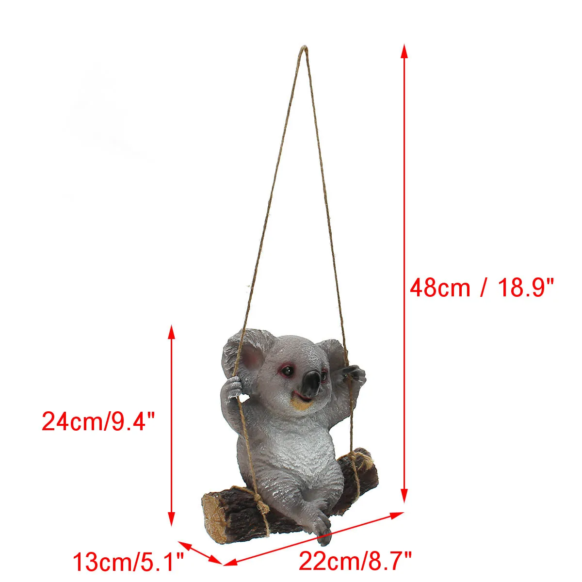 

1pc Garden Yard Decoration Simulation Koala Panda Statue Animals Sculpture Resin Crafts Home Decoration Ornament