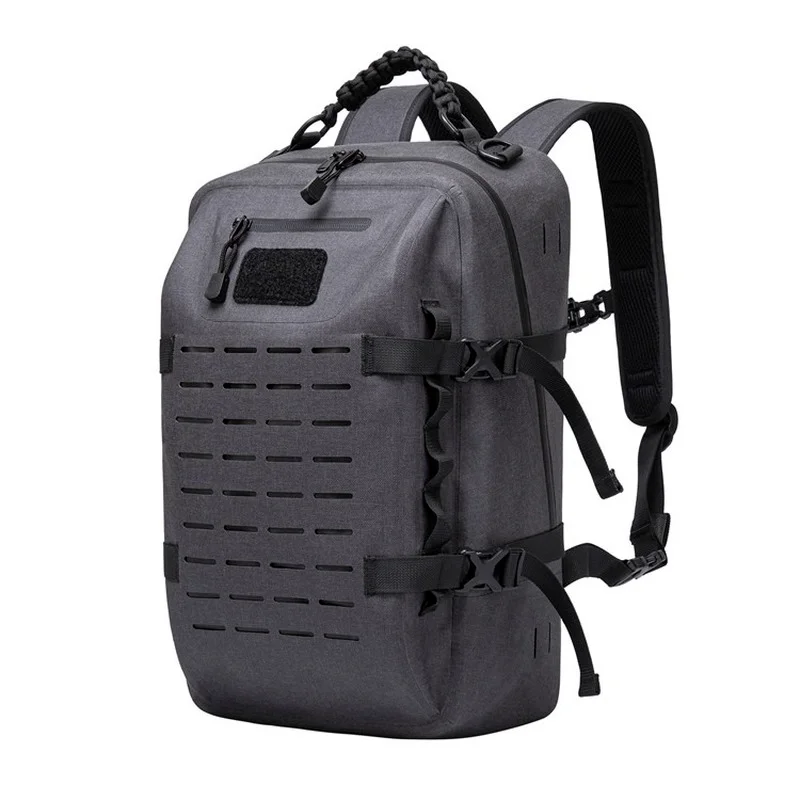 

BC 600D Polyester Outdoor Waterproof Laser Cut Molle Hunting Fishing Chair Backpack Beach Chair
