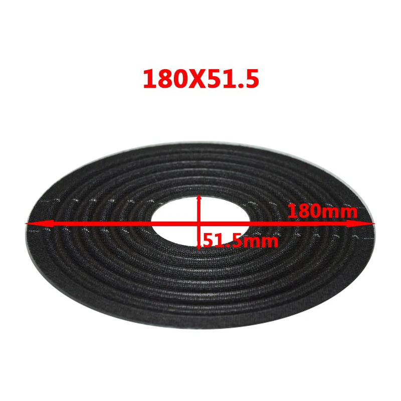 180x51.5mm 2 шт. 49,5/51,5/65,5/75,5/100 об/мин бренд OD180mm Упругая волна громкий Динамик сабвуфер низкочастотный динамик с басами Динамик ремонт паук демпфер - Цвет: 180x51.5mm