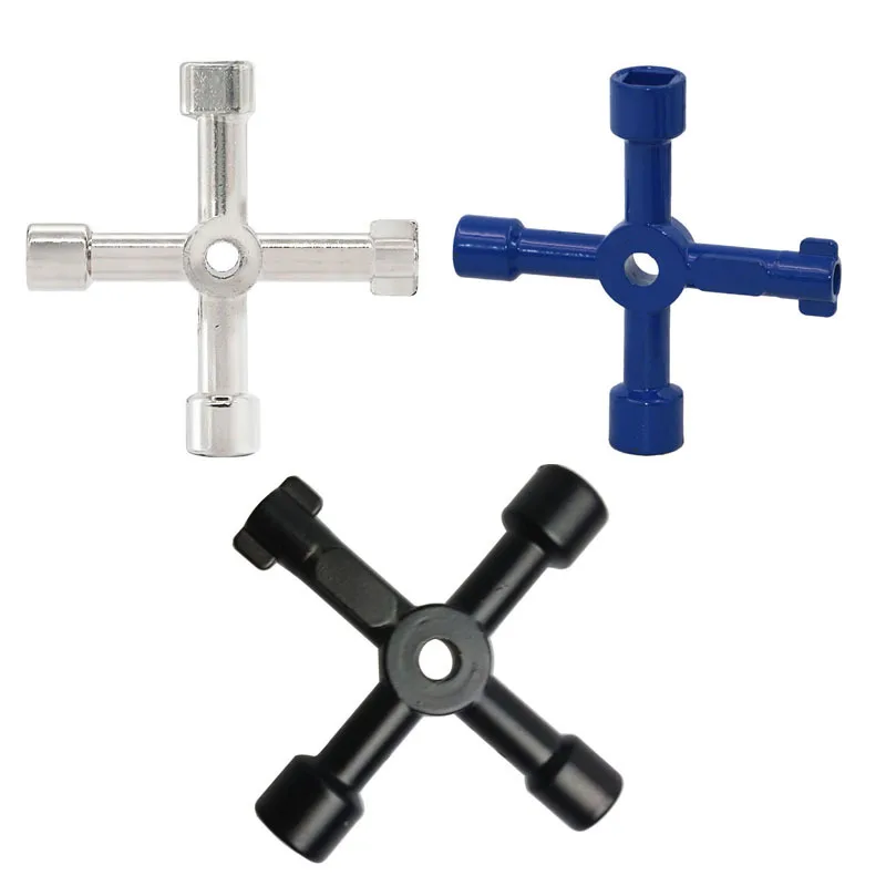 

Multifunction 4 Ways Universal Triangle Wrench Key Plumber Keys Triangle For Gas Electric Meter Cabinets Bleed Radiators DBIRD