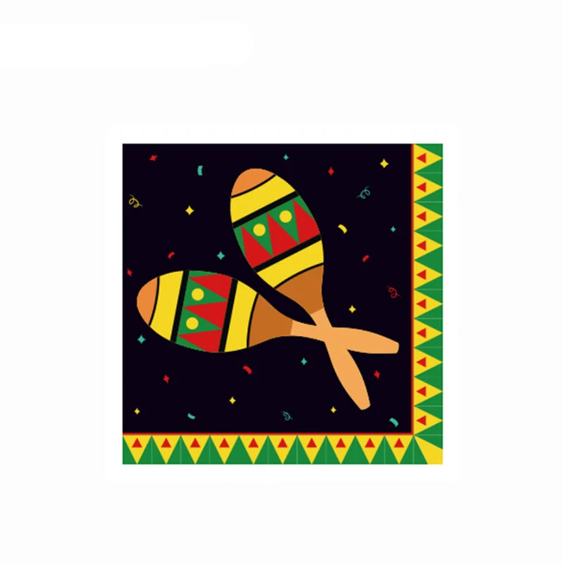 44 шт./компл. лама Альпака тема бумажный стаканчик тарелка Дети День рождения