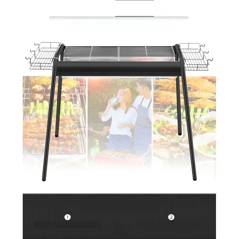

Gril Barbeque Mangal Izgara Asadores Portatiles Asador Korean Carbon Charcoal Bbq Grill for Outdoor Churrasco Kebab Barbecue