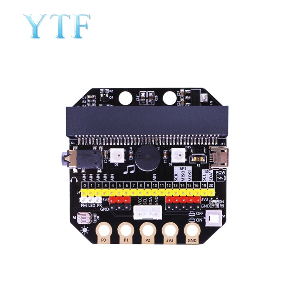 GPIO Плата расширения Micro: бит горизонтальный адаптер пластина микробит Python