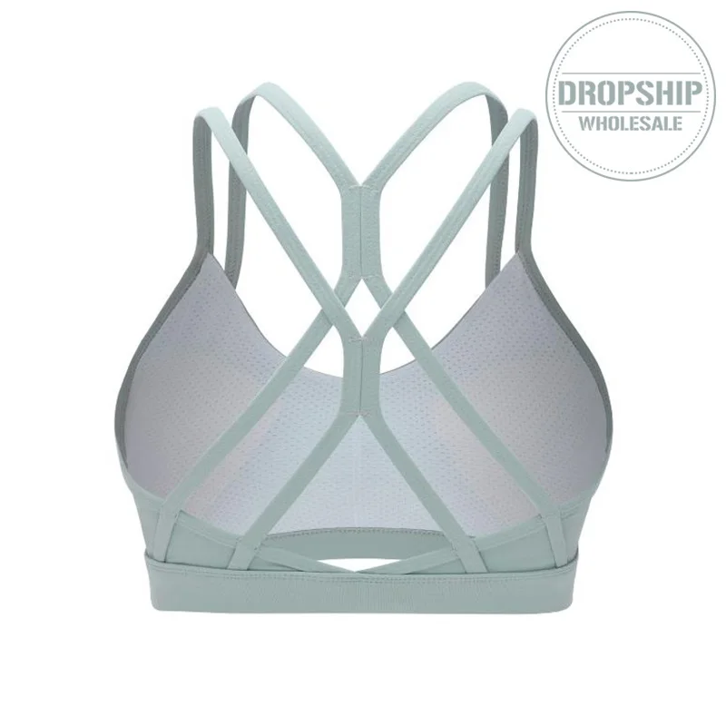 Женский спортивный бюстгальтер с эффектом пуш-ап для занятий спортом йогой