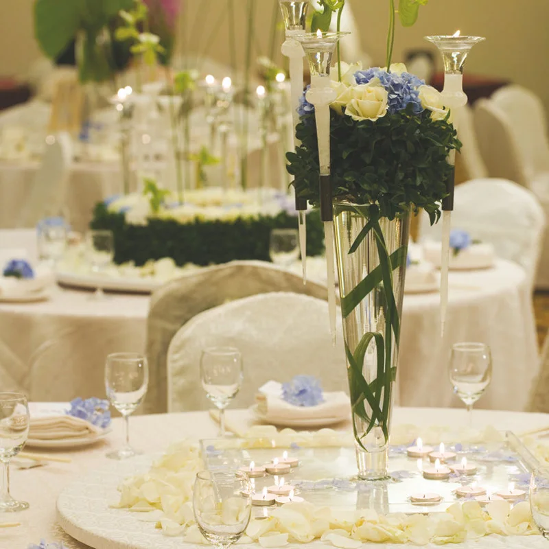 Стеклянная ваза свадебный букет бокал скатерть утолщенная для дома гостиной