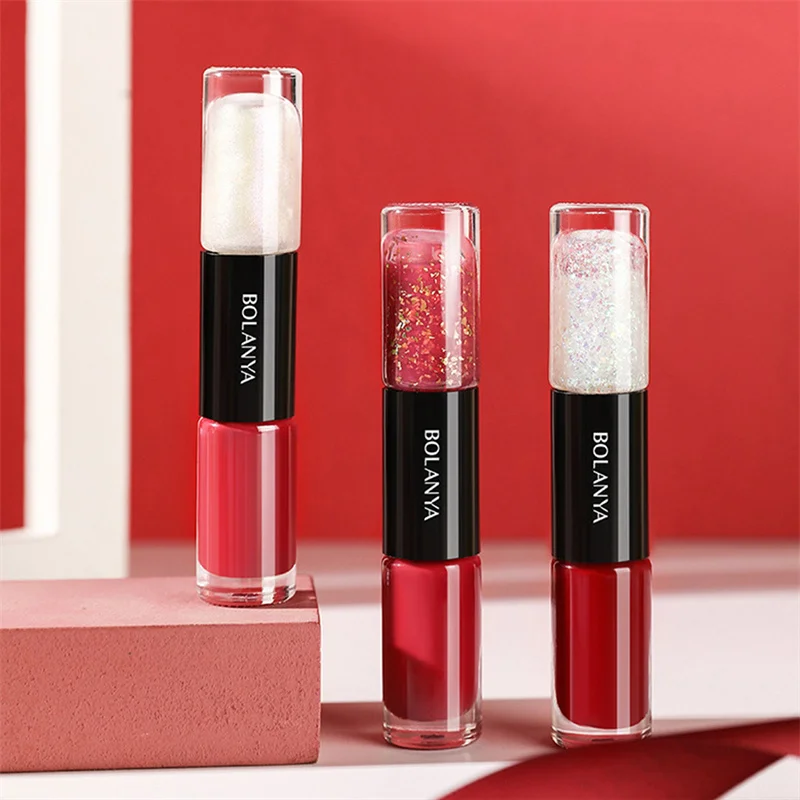 Лак для ногтей без выпечки Быстросохнущий не выцветающий сетчатый лак с красными