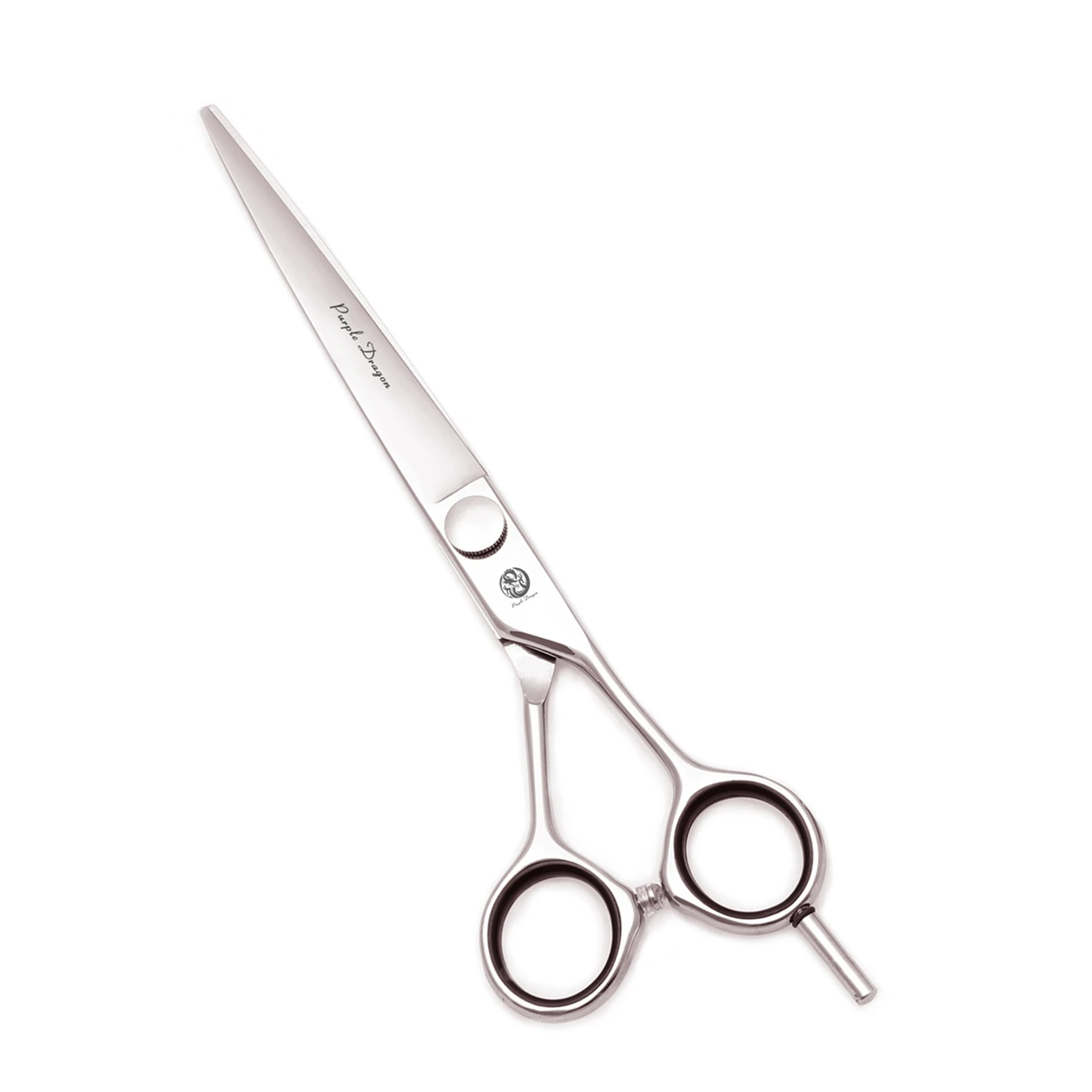 Парикмахерские ножницы Z1021 японские стальные 7 дюймов с фиолетовым драконом для