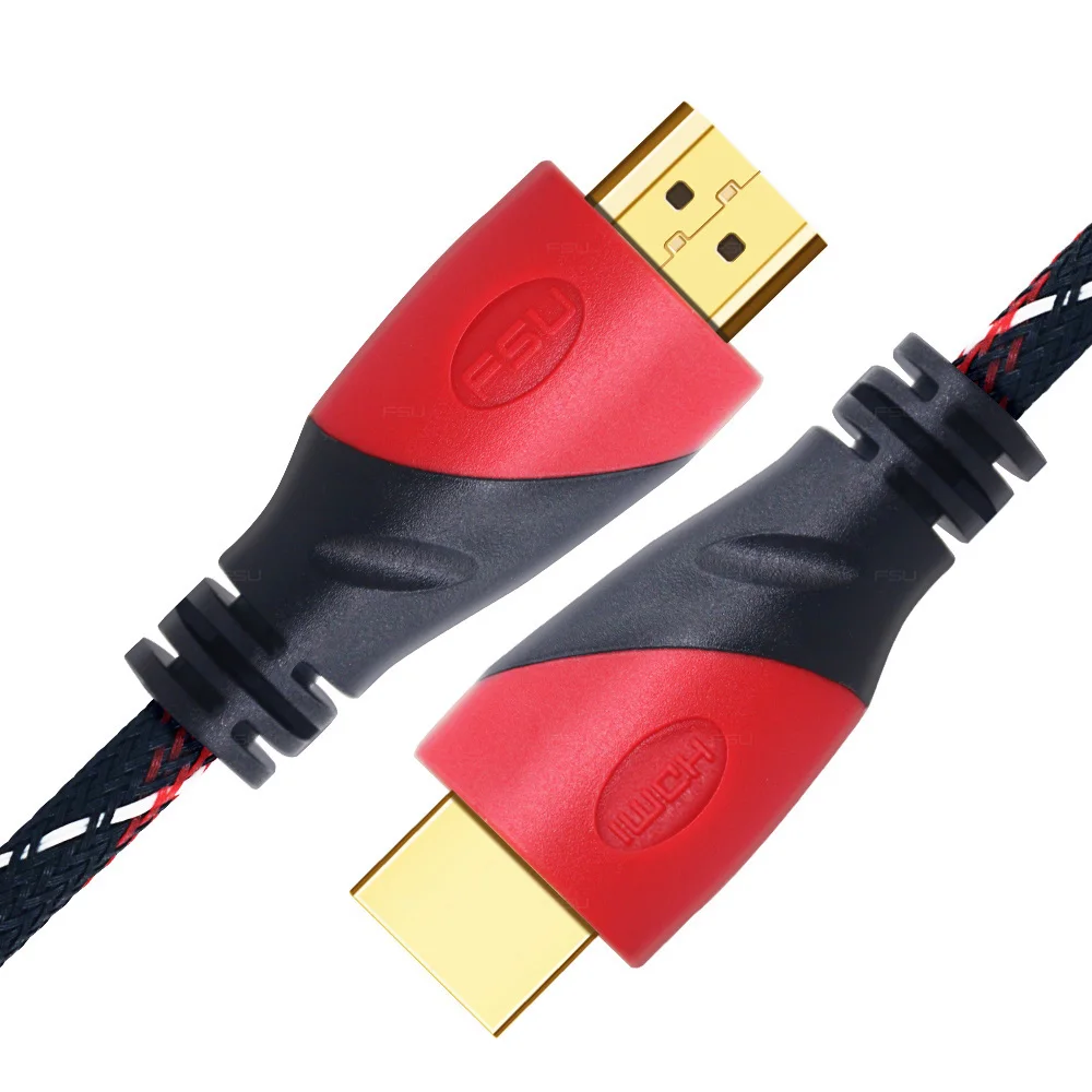 1080P 3D Нейлон HDMI к кабель высокоскоростной адаптер Разъем для переключателя