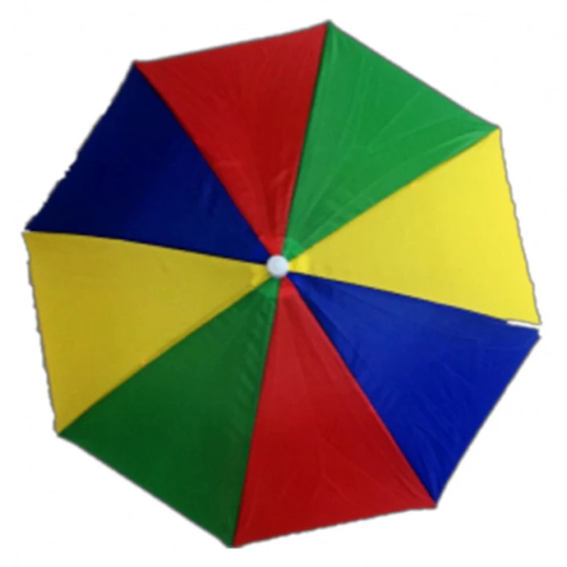 

Portable Rain Umbrella Hat Army Green Foldable Outdoor Pesca Sun Shade Waterproof Camping Fishing Headwear Cap Beach Head Hats