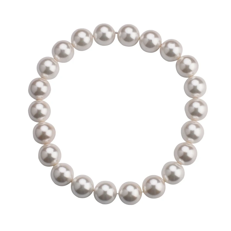 Натуральный белый жемчужный Круглый свободный бисер 15 7 дюйма для изготовления