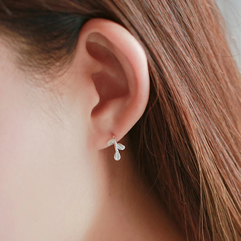 Женские серьги из стерлингового серебра 925 пробы модные милые серебряные