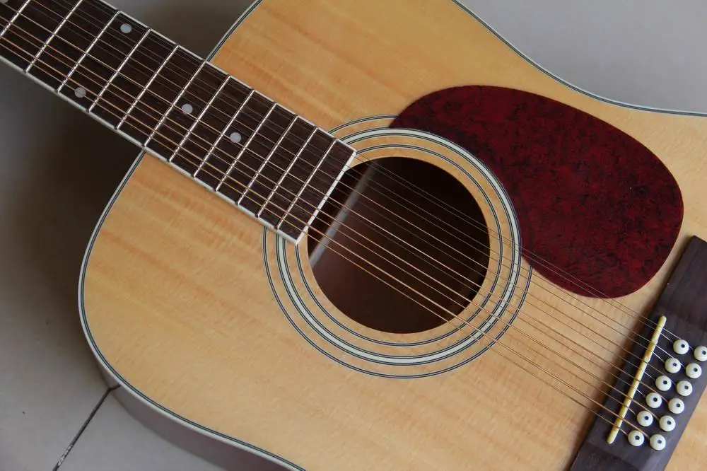Новое поступление 41 # Акустическая гитара 12 струн высокое качество натуральный