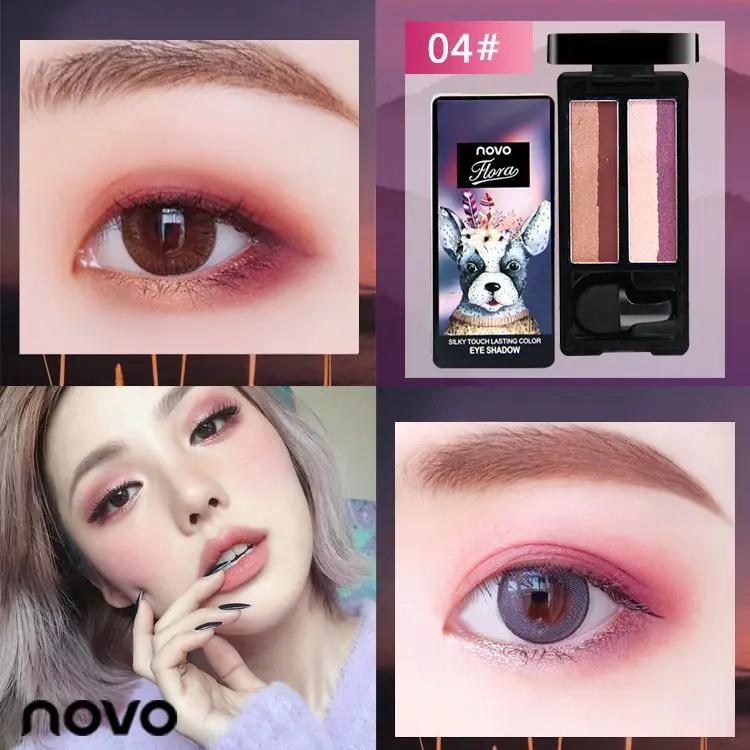 Air Cushion Mushroom One Wipe Forming Dawdler Eye Shadow Double Colored Dumb Light Nude Look Beginner Set |