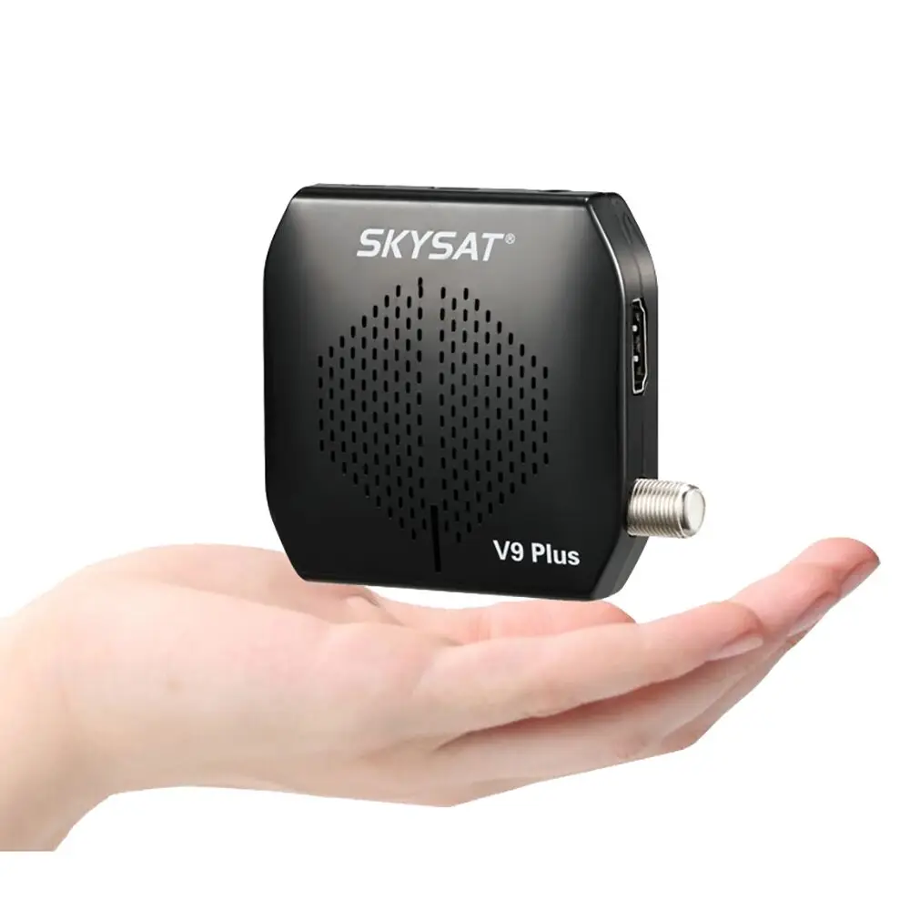 [5 шт.] SKYSAT V9 Plus Мини HD DVB S2 рецептор поддержка CS Powervu Biss WiFi 3G USB PVR спутниковый