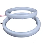 Светодиодные кольца глаза ангела для автомобиля, кольца гало 60 мм 70 мм 80 мм 90 мм 95 мм 100 мм 110 мм 120 мм, автомобильная фара для мотоцикла белая, 12 В