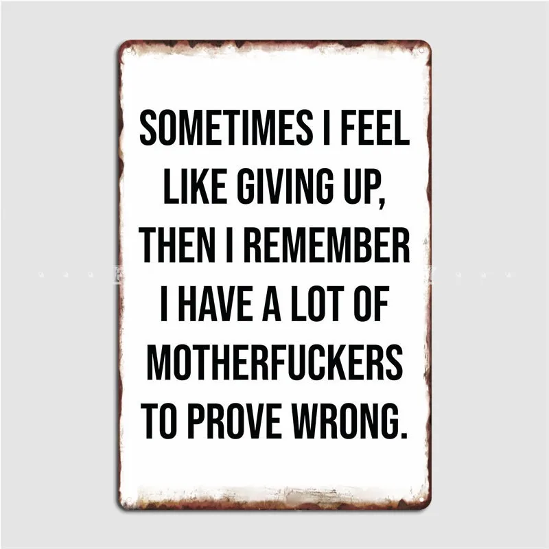 Доказать, что они неправильный плакат, металлический плакат для украшения гаража, печать для кинотеатра, гостиной, детской таблички, плакаты