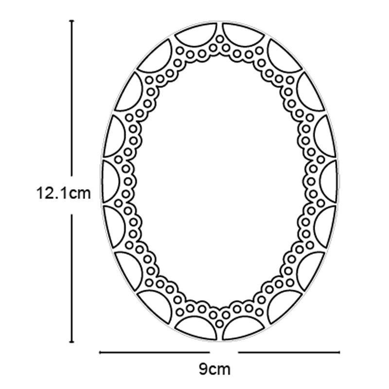 Набор металлических вырубных штампов для рукоделия скрапбукинга фотоальбома