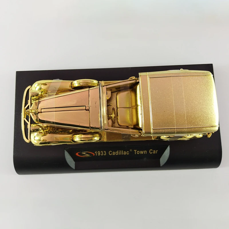 Coche antiguo Cl&aacute;sico Cadillac a escala 1:32, simulaci&oacute;n de aleaci&oacute;n galvanizada, colecci&oacute;n de juguete, modelo fundido a presi&oacute;n para decoraci&oacute;n, regalo para fan&aacute;ticos-2