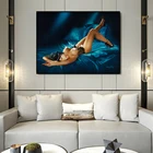 Картина маслом на холсте, Классическая привлекательная Обнаженная женщина, постеры и принты, настенная портретная картина для гостиной, Декор без рамки