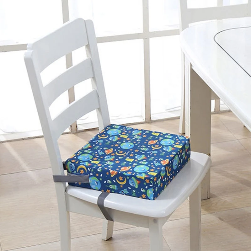 

Portable High Chair Pad Booster Dining Room Adjustable Detachable Sponge Seat Cushion for Toddler Kids Baby Infant