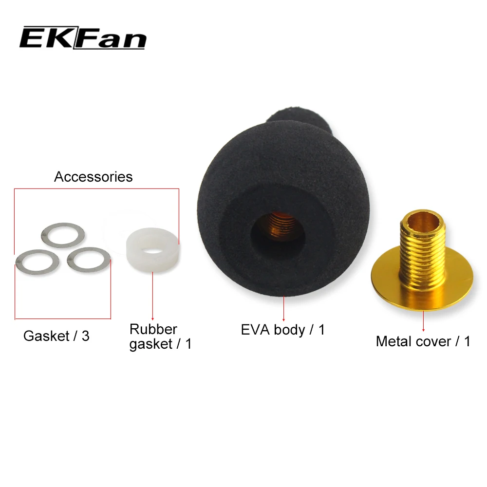 EKFan 1 шт. ручка для рыболовной катушки из ЭВА рыболовные аксессуары приманка