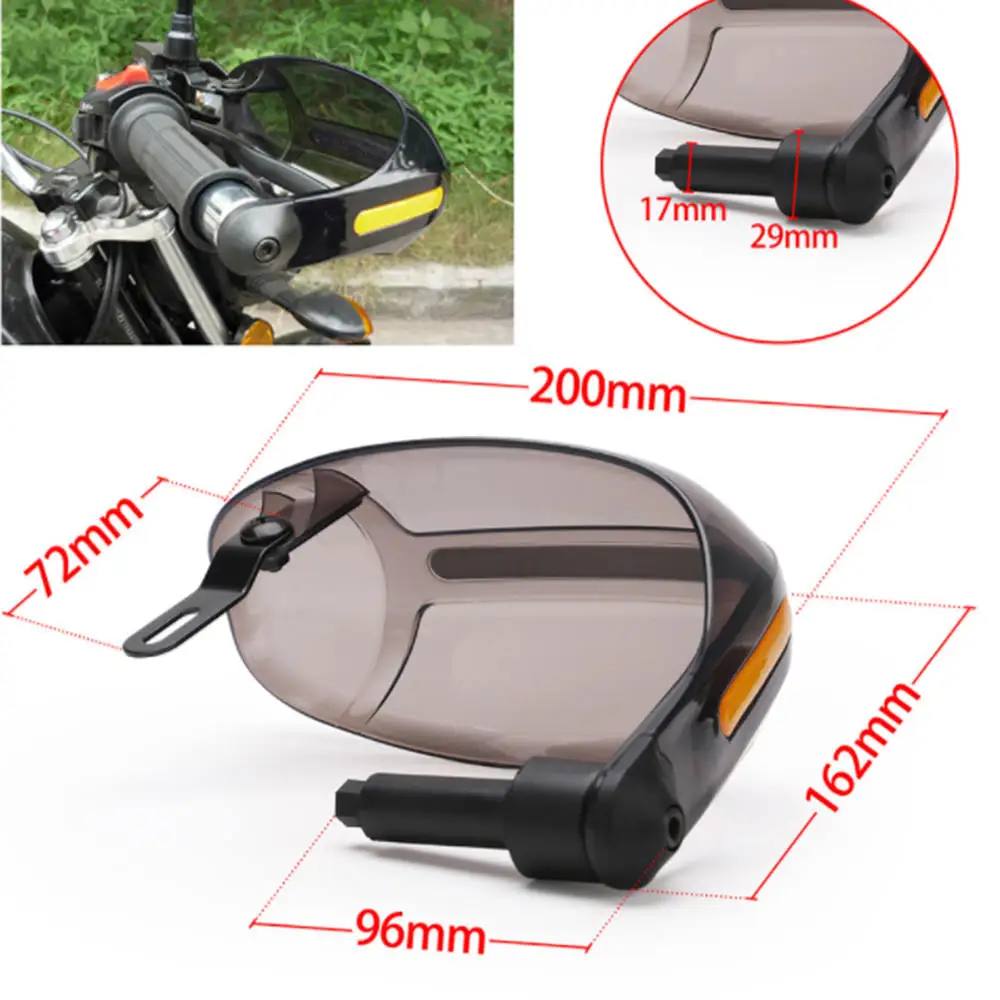 Motorcycle Scooter ATV Handlebar Windshield Anti-fall Protect Hand Guard Cover |