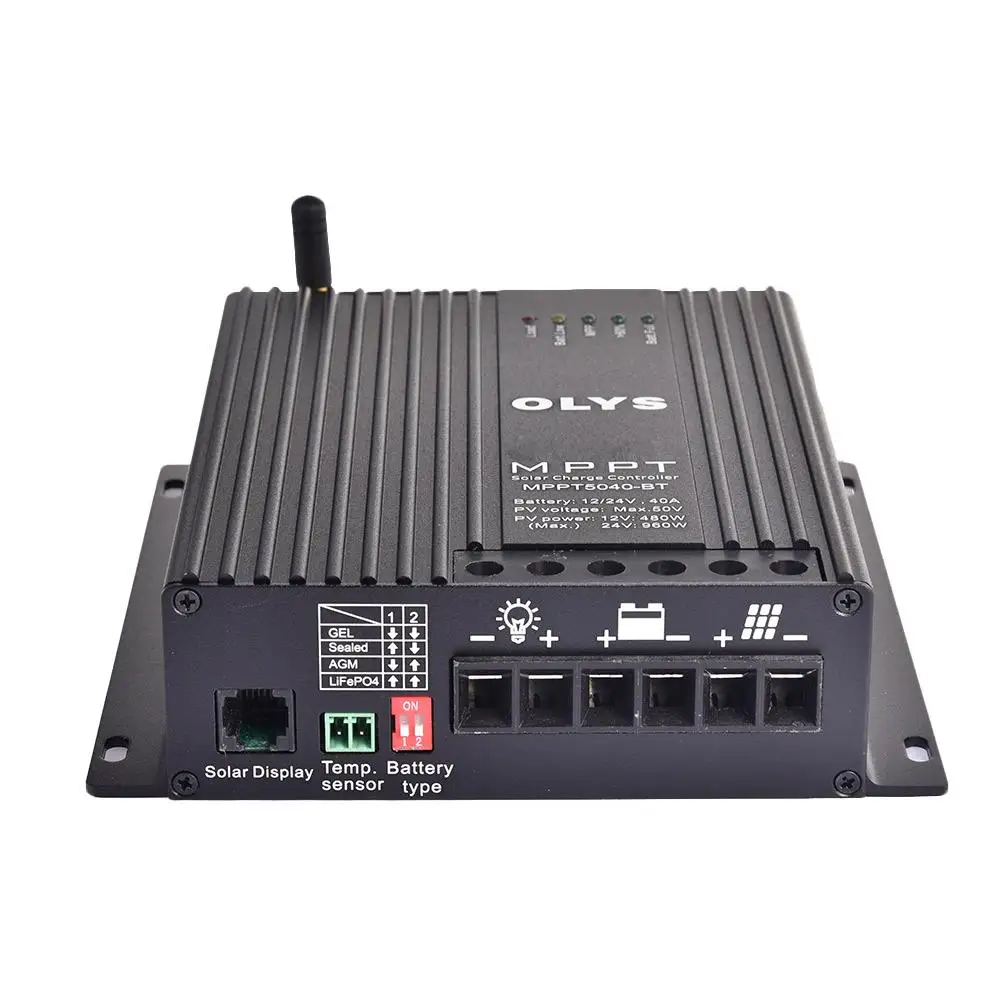 

MPPT Solar Charge Controller Solar Panel Remote Control Battery Charger Regulator 20A/40A 12V/24V #CW