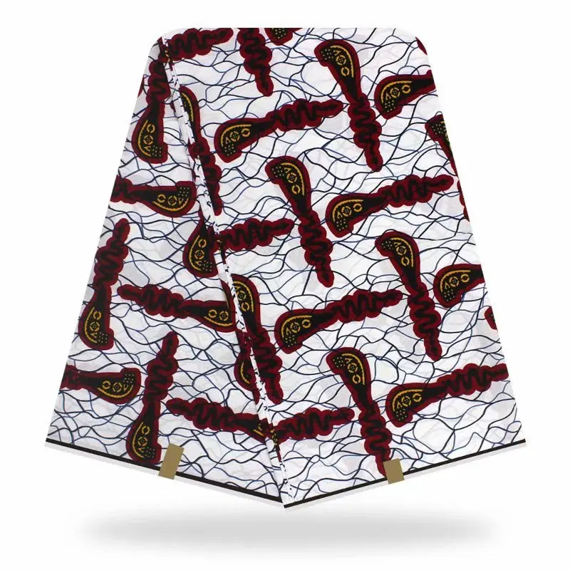 2019 Лидер продаж wax100% хлопок африканская восковая ткань лучшее качество 6 ярдов/шт.