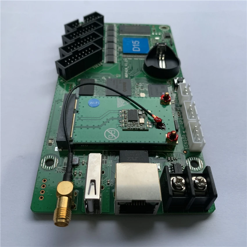 Wifi функция HD-D10/D15 контроллер асинхронный контроль карты p2 p2.5 p3 p4 p5 p6 p8 p10 rgb Полноцветный точечный матричный СВЕТОДИОДНЫЙ экран