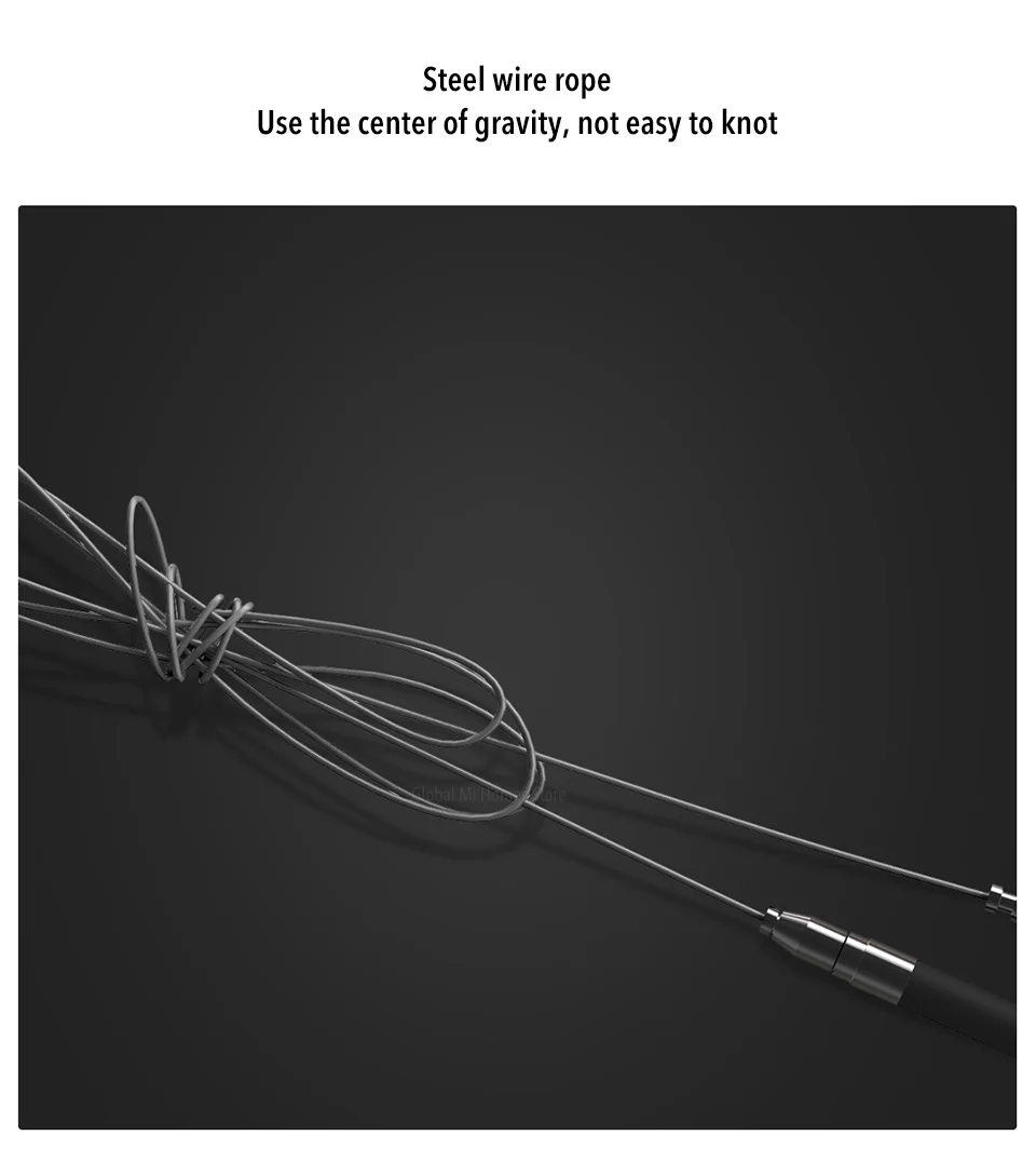 Xiaomi Youpin FED двойной подшипник Регулируемая скорость стальная проволока Скакалка самоблокирующаяся и противоскользящая ручка