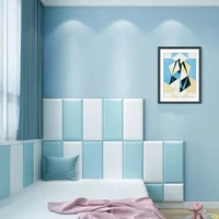 solid color soft headboard self adhesive tatami cushion pillow large bed headboard bedroom room decoration kids room decor