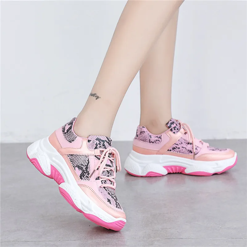 Женская повседневная обувь новинка 2020 женские кроссовки модная дышащая из